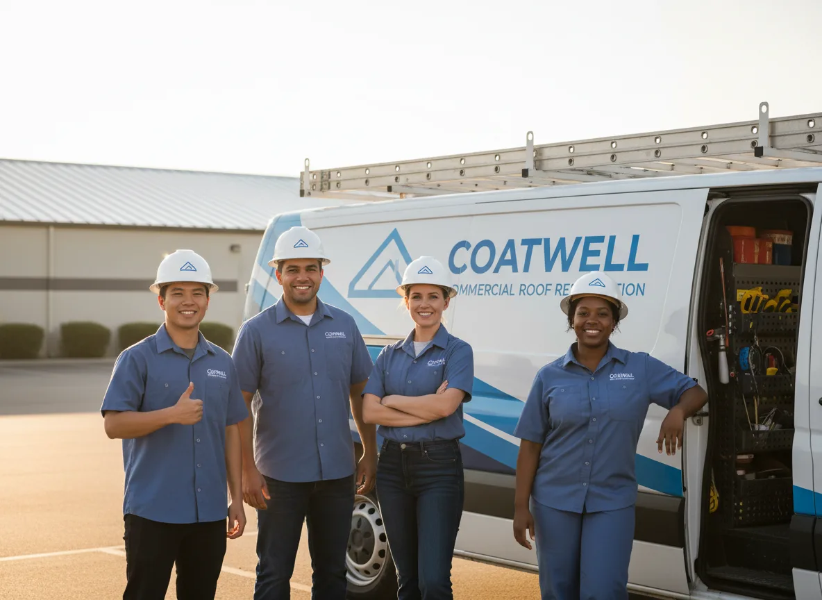 Commercial roof coating company in Newtonville, MA